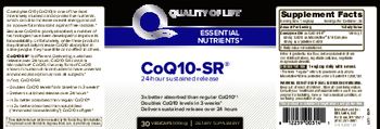 Quality Of Life CoQ10-SR - supplement