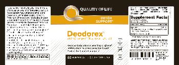 Quality Of Life Deodorex - supplement