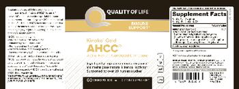 Quality Of Life Kinoko Gold AHCC 500 mg - supplement