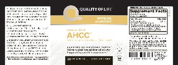 Quality Of Life Kinoko Gold AHCC 500 - supplement