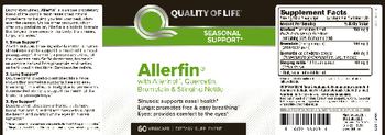 Quality Of Life Labs Allerfin - supplement