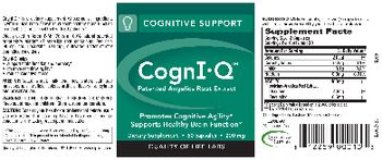 Quality Of Life Labs Cogni-Q - supplement