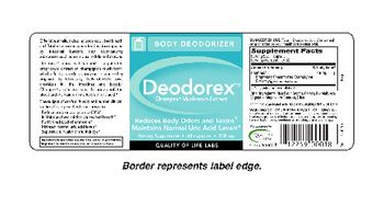Quality Of Life Labs Deodorex - supplement