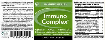 Quality Of Life Labs ImmunoComplex - supplement