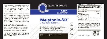Quality Of Life Melatonin-SR - supplement