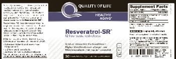 Quality Of Life Resveratrol-SR - supplement