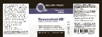 Quality Of Life Resveratrol-SR - supplement