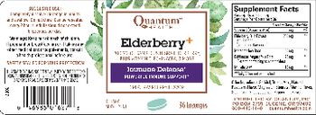 Quantum Health Elderberry+ Great Raspberry Flavor 200 mg - supplement