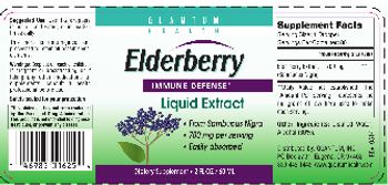 Quantum Health Elderberry Liquid Extract - supplement