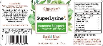 Quantum Health Super Lysine+ Liquid Extract - supplement