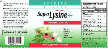 Quantum Health SuperLysine+ - supplement