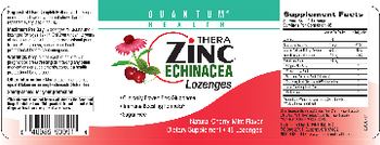 Quantum Health Thera Zinc Echinacea Lozenges Natural Cherry-Mint Flavor - supplement