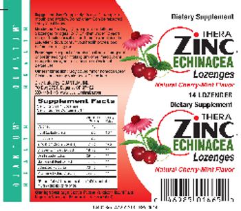 Quantum Health Thera Zinc Enchinacea Lozenges Natural Cherry-Mint Flavor - supplement