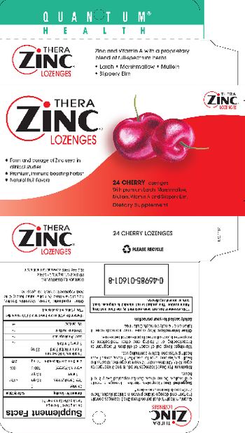 Quantum Health Thera Zinc Lozenges Cherry - supplement