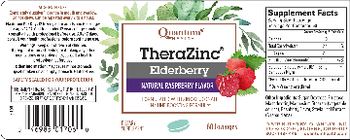Quantum Health TheraZinc Elderberry Natural Raspberry Flavor - supplement
