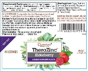 Quantum Health TheraZinc Elderberry Natural Raspberry Flavor - supplement