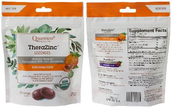 Quantum Health TheraZinc Lozenges Blood Orange Flavor - supplement