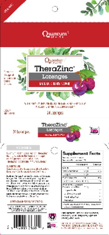 Quantum Health TheraZinc Lozenges Natural Cherry Flavor - supplement