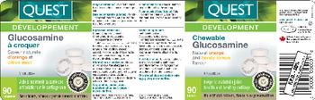 Quest Chewable Glucosamine Natural Orange And Honey-Lemon Flavour - 