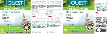 Quest Glucosamine Plus MSM 1000 mg - 