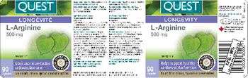 Quest L-Arginine 500 mg - 