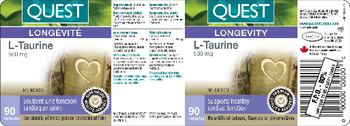 Quest L-Taurine 500 mg - 