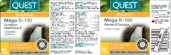 Quest Mega B-100 Vitamin B Complex Timed-Release - 