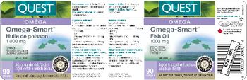 Quest Omega-Smart Fish Oil 1000 mg - 