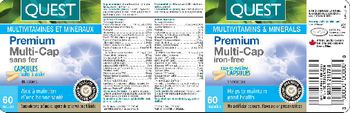 Quest Premium Multi-Cap Iron-free - multivitamins minerals