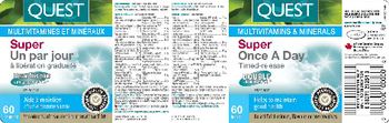 Quest Super Once A Day Timed-Release - multivitamins minerals