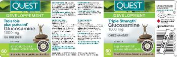 Quest Triple Strength Glucosamine 1500 mg - 