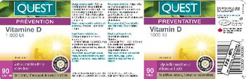 Quest Vitamin D 1000 IU - 