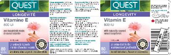 Quest Vitamin E 800 IU - 