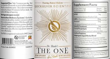 Quicksilver Scientific Dr. Shade's The One - supplement