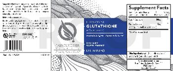 Quicksilver Scientific Liposomal Glutathione with Lemon Mint - supplement