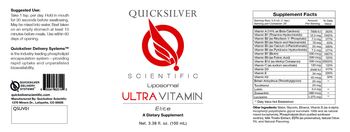Quicksilver Scientific Liposomal Ultra Vitamin Elite - supplement