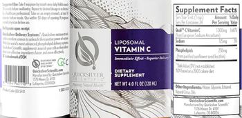 Quicksilver Scientific Liposomal Vitamin C - supplement