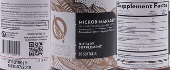 Quicksilver Scientific Microb-Manager - supplement
