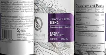 Quicksilver Scientific Nanoemulsified D3K2 - supplement