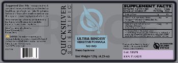 Quicksilver Scientific Ultra Binder Sensitive Formula - supplement