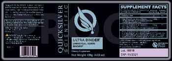 Quicksilver Scientific Ultra Binder Universal Toxin Binder - supplement