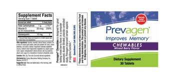 Quincy Bioscience Prevagen Chewables - Mixed Berry Flavor - supplement