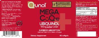 Qunol Mega CoQ10 100 mg - supplement