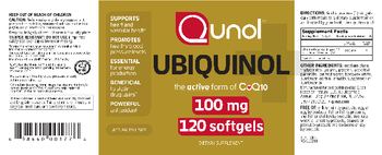 Qunol Ubiquinol 100 mg - supplement