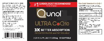 Qunol Ultra CoQ10 100 mg - supplement