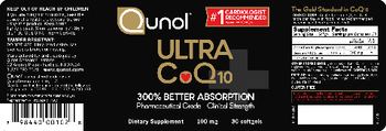 Qunol Ultra CoQ10 100 mg - supplement