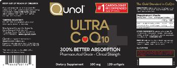 Qunol Ultra CoQ10 100 mg - supplement