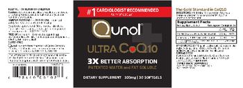 Qunol Ultra CoQ10 100 mg - supplement