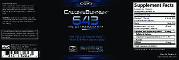 R Walker Companies CalorieBurner 643 - supplement