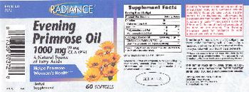 Radiance Evening Primrose Oil 1000 mg - herbal supplement